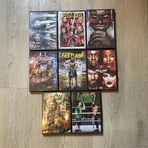 WWE 8 DVD Lot - Backlash, Money In The Bank, Hell In A Cell, Fast Lane - Tested